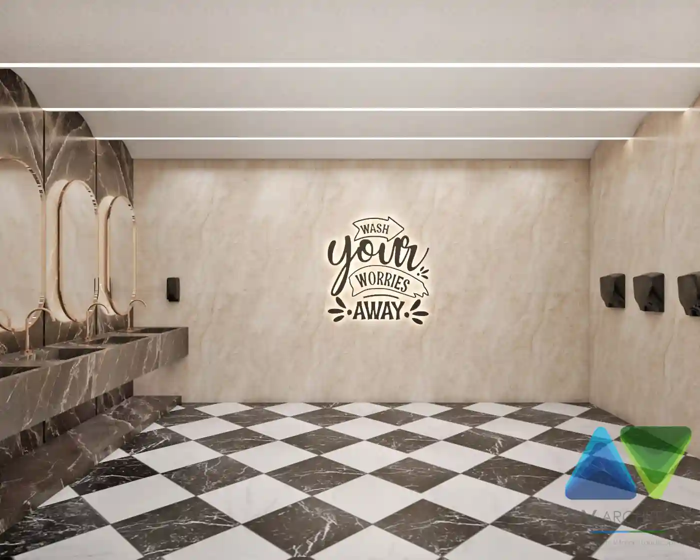 Toilets commercial Interior Project